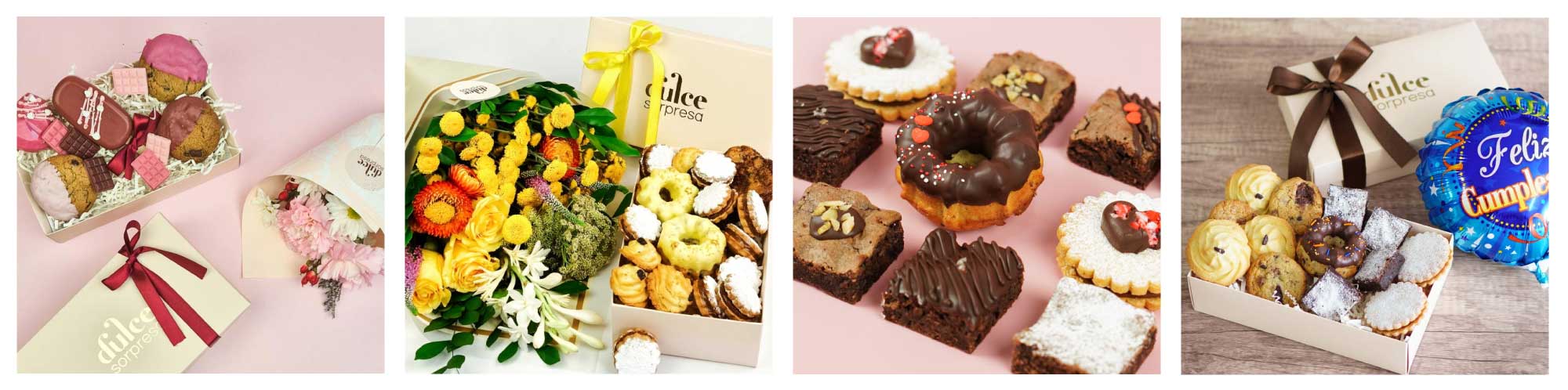 Boxes de dulces con brownies, galletas y kekitos para regalar – Dulce Sorpresa